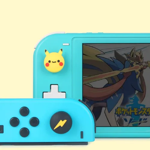 Vista 3 de TIKOdirect Lindas tapas de agarre para pulgar compatibles con Switch Joy-conOLEDSwitch Lite, agarre de tapa de mando Kawaii, 4 piezas, cubierta