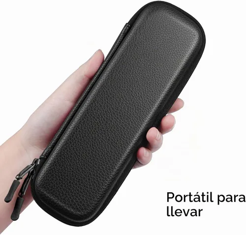 Vista 5 de Fintie - Funda de piel sintética para Apple Pencil Pro, USB-C/1ª/2ª generación Lightweight Protective Bag, Anti-Scratch, Fits Pen, USB Cable &