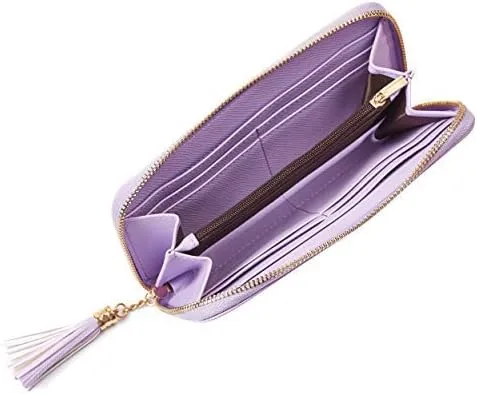 Vista 2 de Travelambo Cartera con fleco para mujer con correa de muñeca