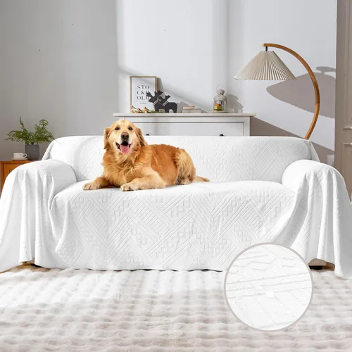 Vista 8 de Funda impermeable para silla reclinable, lavable de terciopelo de doble cara y patrón reversible, para sofá, cama, automóvil y sofá, protección