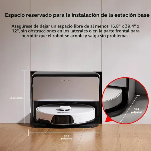 Vista 2 de roborock S8 Max Ultra with Refill & Drainage System Robot Vacuum and Mop