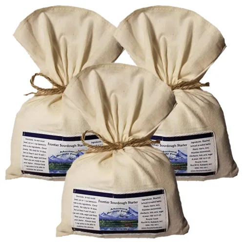 Vista 11 de Bounty Foods Montana - Juego de iniciación de masa madre, 16 onzas, kit de pan artesanal de cultivo de levadura silvestre para petancas, focaccia
