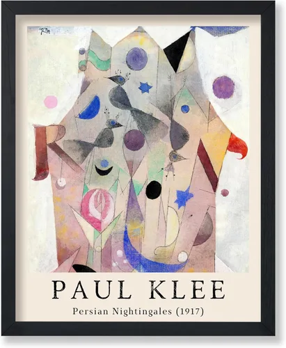 Vista 13 de Poster Master Póster vintage de Paul Klee – Impresión retro de cómicos – Arte de dibujo – Arte abstracto – Regalo para hombres y mujeres – Estilo-09