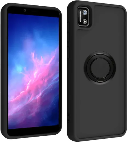 Vista 4 de jioeuinly Cloud Stratus C7 - Funda compatible con Cloud Mobile Stratus C7 con protector de pantalla de vidrio templado, diseño de transferencia