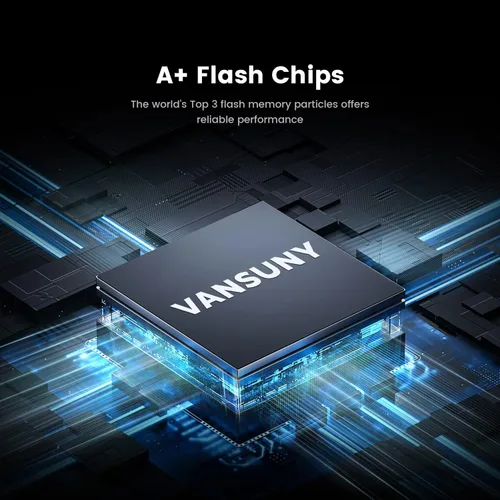 Vista 5 de Vansuny SSD externo portátil de 250 GB, USB 3.1 Gen2 430MB/s de transferencia de datos de alta velocidad, USB C Mini unidad de estado sólido externa