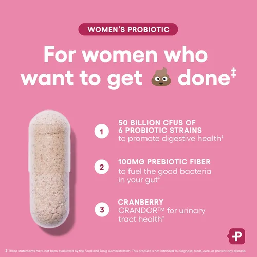 Vista 8 de Physician's CHOICE Paquete de 30 probióticos para mujer + fibra de mezcla fácil