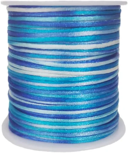 Vista 9 de Cordón de nailon teñido de 0.039 pulgadas x 100 yardas, hilo de cuentas para collares de macramé de cola de ratón, pulseras de amistad, fabricación