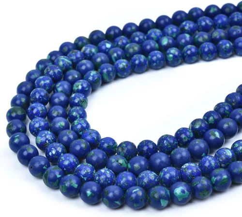 Vista 19 de HAAMIIQII Cuentas espaciadoras de piedra libre de jade rojo de 0.394 a 0.630 pulgadas, cuentas sueltas para la fabricación de joyas, pulseras