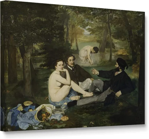 Vista 25 de Niwo ART - Montañas y mar, serie de pinturas más famosas del mundo, lienzo de pared para decoración del hogar, envoltura de galería, estirado