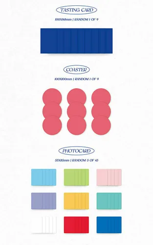 Vista 3 de TWICE TASTE OF LOVE 10th Mini Album TASTE + FALLEN + IN LOVE 3VER FULL SET. 3 Photo Book+3 Lenticular Card +3 Taste Card+etc TWICE GIFT CARD