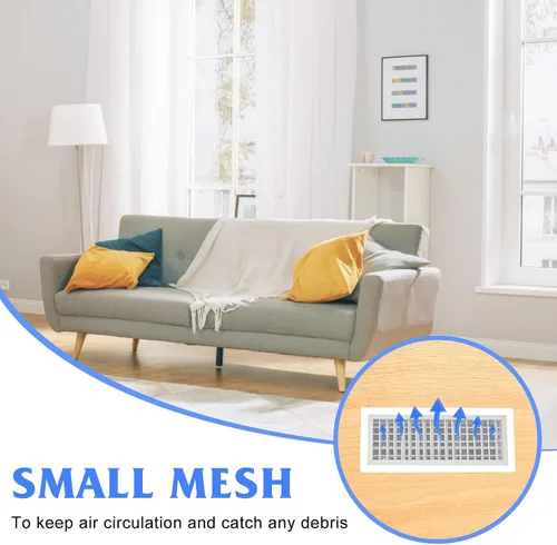 Vista 4 de Cubiertas magnéticas extra fuertes para ventilación de suelo, cubierta de pantalla de ventilación mejorada para apertura de conductos de ventilación
