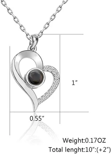 Vista 2 de Collar 100 idiomas del amor