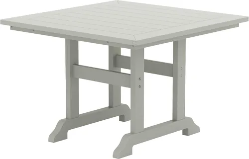 Vista 6 de Muebles Mesa de Comedor Rectangular Adirondack de 37 Pulgadas de Ancho x 71 Pulgadas de Largo, Resistente a los Rayos UV y a la Decoloración para su