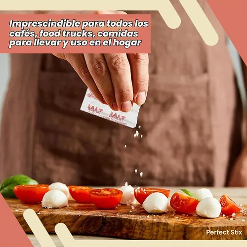 Vista 6 de Perfect Stix Paquetes de sal yodada - 0.02 oz - 1000 paquetes (el embalaje puede variar)