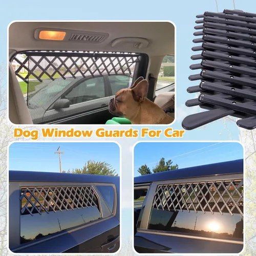 Vista 3 de XianghuangTechnology Puerta de ventana para mascotas, rejilla de ventilación universal para mascotas, perros y cachorros, protector de ventilación