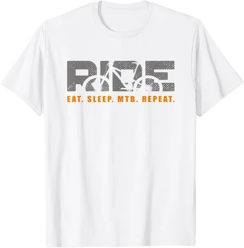 Vista 65 de Bicicleta de montaña - Camiseta MTB vintage Negro