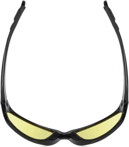 Vista 5 de Calabria 2715 Gafas de conducción de visión nocturna amarillas, antirreflejos, para hombres y mujeres, polarizadas o no polarizadas, gafas de sol