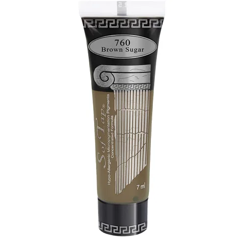 Vista 26 de SofTap Pigmento de sombreado de microblading de cejas PMU para tatuaje de maquillaje permanente (caramelo)