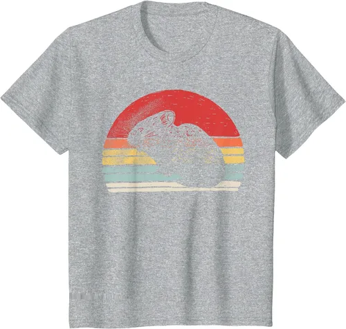 Vista 10 de Camiseta Pika Retro Vintage Asphalt Grey