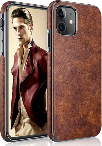 Vista 8 de LOHASIC Funda para iPhone 11, de cuero de lujo, delgada, resistente, antideslizante, agarre suave, antiarañazos, a prueba de golpes, compatible