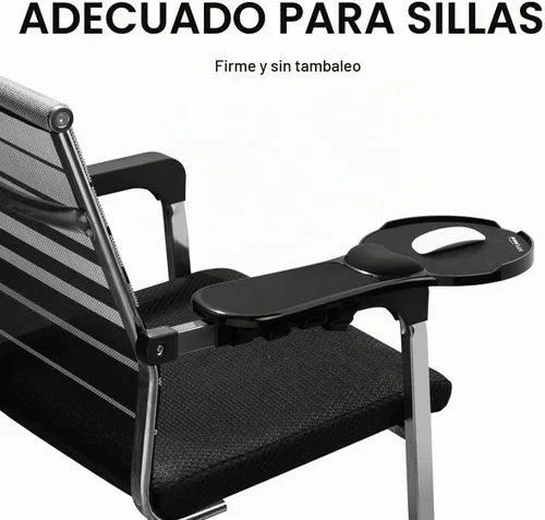 Vista 4 de Almohadillas negras para silla de oficina, reposabrazos, mouse con deflector para evitar caídas