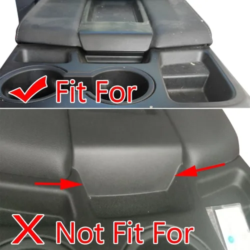 Vista 2 de ruihe Organizador de consola central y reposabrazos negro para Chevy Silverado y GMC Sierra1500/2500/3500 2019 2020 2021 2022 2023 2024 2025