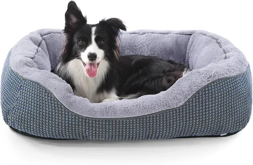 Vista 47 de Invenho - Camas para perros pequeños y medianos lavables, ortopédicas, calmantes, autocalentamiento, suaves, duraderas, con fondo antideslizante