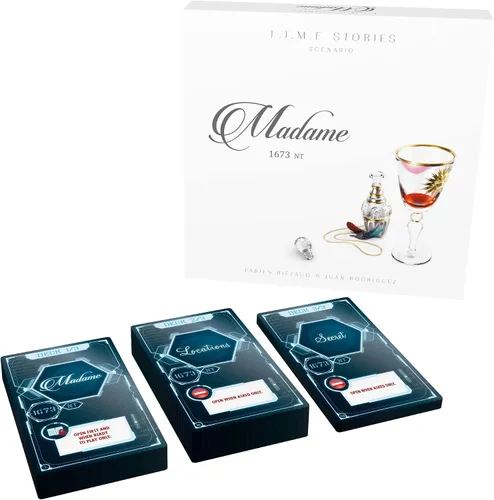 Vista 3 de Time Stories Madame EXPANSION - Sumérgete en Versalles del siglo XVII, juego de aventura, juego de estrategia cooperativa para niños y adultos, a