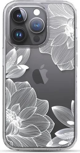 Vista 10 de RANZ Compatible con Funda para iPhone 13, Serie Anti-Arañazos y a los Golpes, Carcasa Protectora de TPU y PC Transparente para iPhone 13 (6.1")