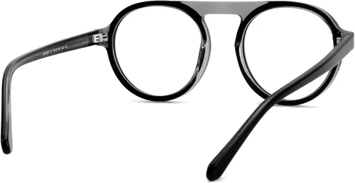 Vista 3 de Zeelool Gafas de aviador para hombre con lente transparente sin receta JGA173695