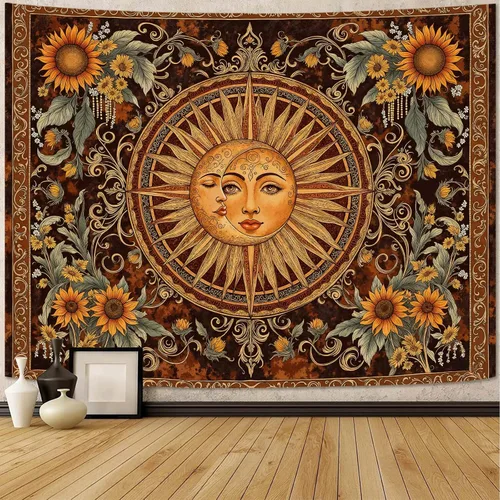 Vista 14 de Accnicc - Tapices Boho de Sol y Luna10127AXS
