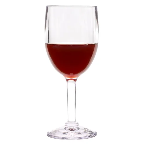 Vista 5 de G.E.T. SW-1406-1-SAN-CL 6 oz. Vino, transparente (paquete de 12) Apto para lavavajillas, sin BPA, inastillable, resistente, ideal para vino