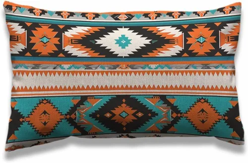 Vista 21 de AOYEGO Funda de almohada de cactus de 12 x 20 pulgadas, diseño de flores de cactus, plantas del desierto, botánica, rectangular, fundas de almohada