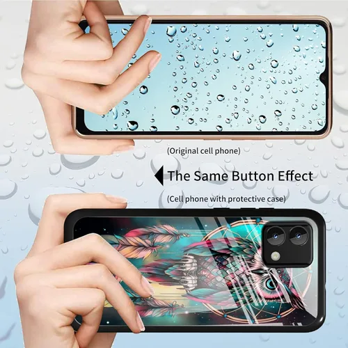 Vista 204 de Funda para Motorola Moto G Stylus 5G 2021 de vidrio templado, funda negra con diseño de mujer negra africana para mujeres y hombres, antiarañazos, a