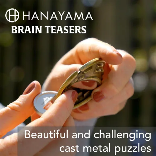 Vista 4 de Rompecabezas de metal fundido para el cerebro Equa Hanayama (nivel 6)