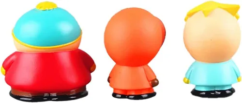 Vista 3 de ZJYJING Figures Toys - Juego de 5 piezas de personajes de dibujos animados Eric Cartman, Stan Marsh, Kyle Broflovski, Kenny McCormick y Butters