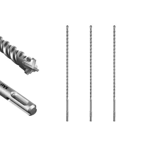 Vista 25 de SALI 10 brocas de martillo giratorio SDS Plus de 1/2 x 6 pulgadas, kit de broca para hormigón, material de carburo de doble rosca de tipo cruzado