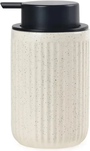 Vista 19 de BosilunLife Dispensador de Jabón de Manos de Espuma - Dispensador de Jabón de Espuma de Cerámica para Baño de 12 oz Dispensador de Jabón Líquido
