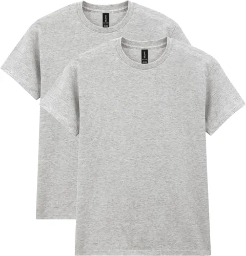 Vista 73 de Gildan Camiseta de algodón pesado para adultos, estilo G5000, paquete múltiple Gris ceniza (paquete de 2)