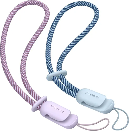 Vista 16 de SURPHY Paquete de 2 cordones de teléfono para funda de teléfono celular, correa de muñeca de teléfono para funda, correa de teléfono celular