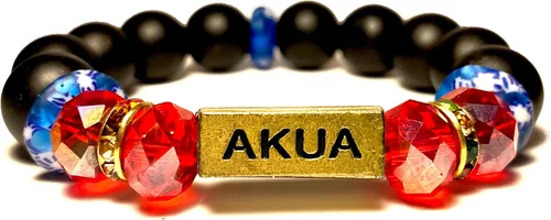 Vista 57 de Pulseras africanas tradicionales con nombre nacido en el día para mujeres de Ghana, materiales naturales, ajuste cómodo y holgado