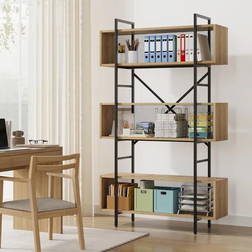 Vista 6 de GAOMON Estantería de 6 niveles con almacenamiento, estante industrial de 71.3 pulgadas de alto con estantes de exhibición abierta, estantería de 6