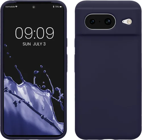 Vista 94 de kwmobile Funda compatible con Google Pixel 7 - Funda de silicona TPU con acabado suave - Piedra antigua