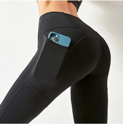 Vista 5 de Leggings suaves y elásticos de cintura alta con bolsillo lateral
