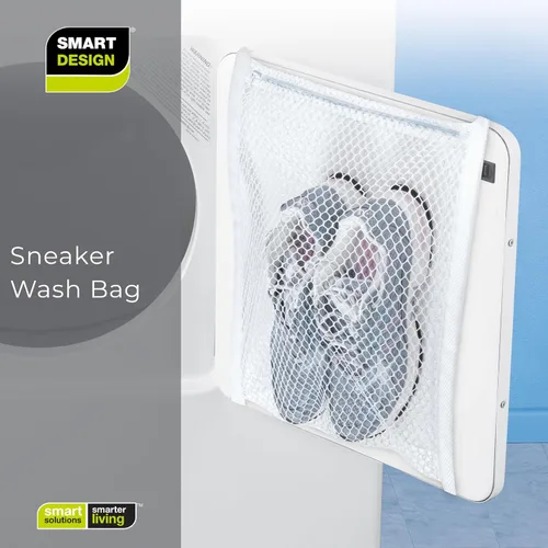 Vista 7 de Smart Design - Bolsa para lavado con asa, para ropa, deportes y lavandería- para la organización del hogar