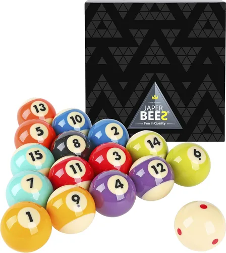 Vista 13 de JAPER BEES Juego de Bolas de Billar Bolas de Piscina Set de Billar