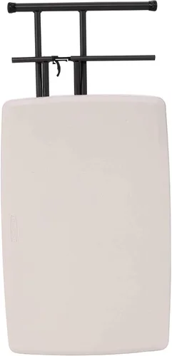 Vista 9 de Lifetime 28240 - Mesa plegable ajustable para laptop con bandeja para TV, 30 pulgadas, color almendra