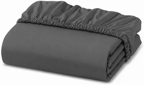 Vista 10 de Sábana bajera ajustable de lujo suave de 600 hilos, 100% algodón egipcio, sábana bajera ajustable individual con elástico alrededor, se adapta a