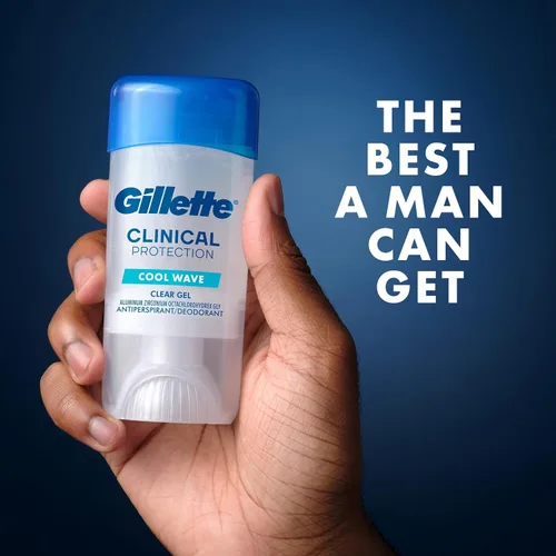 Vista 8 de Gillette Antitranspirante clínico y desodorante para hombres, protección contra el sudor y el olor 72 horas, frescura de larga duración, tecnología