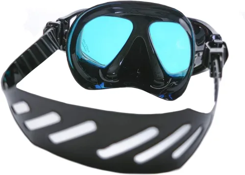 Vista 2 de EVO Hi Definition Máscara y Snorkel Combo - Lente dual - Máscara de esnórquel para adultos - Máscara de buceo y juego de esnórquel para adultos